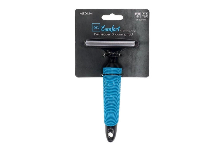 Zeez Comfort Deshedder Grooming Tool Medium