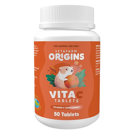 Vetafarm Vita C Plus 50 Tabs GUINEA PIGS ( ON SPECIAL 2 OF )