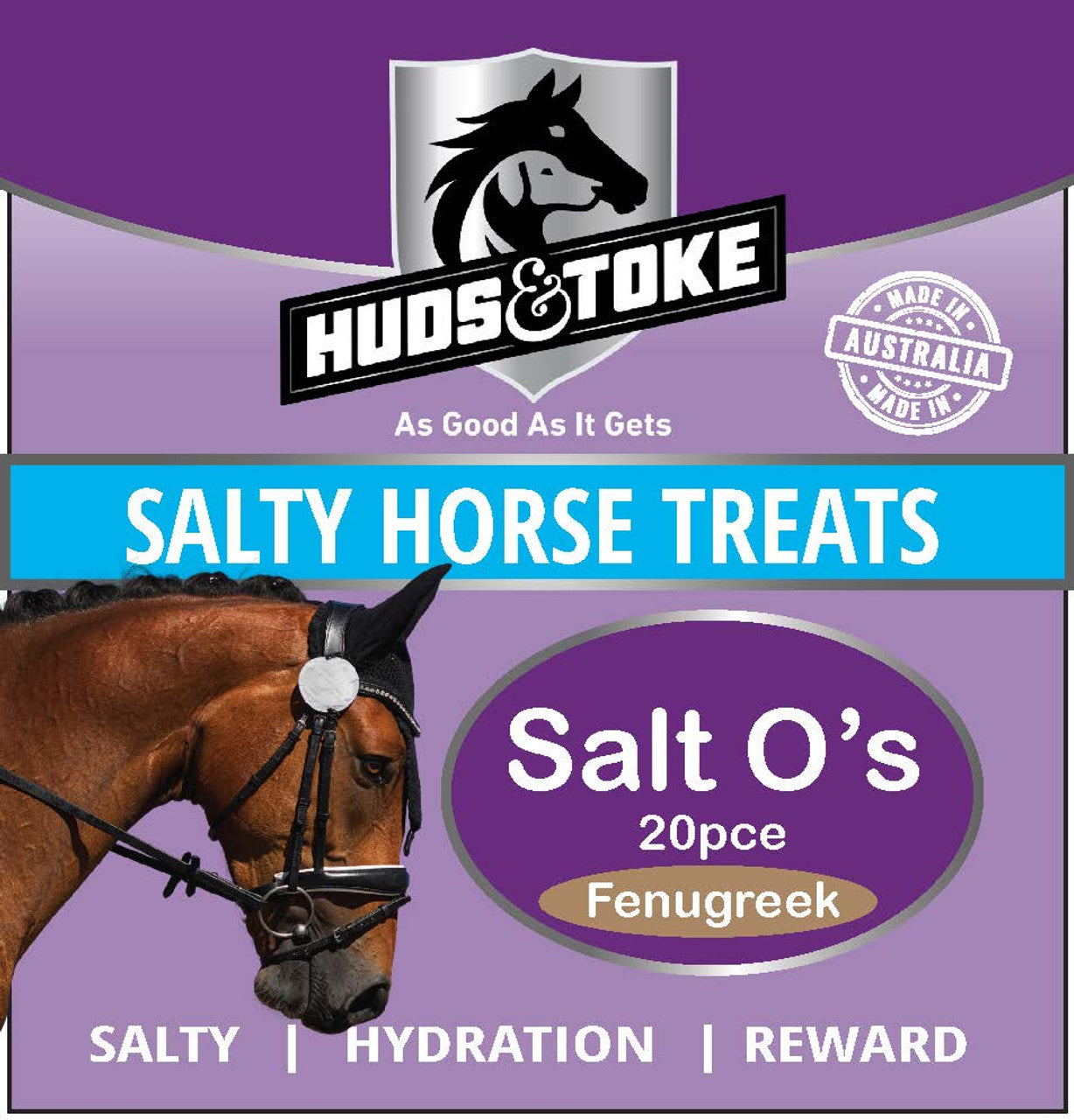Huds and Toke Salt O, 20 pce