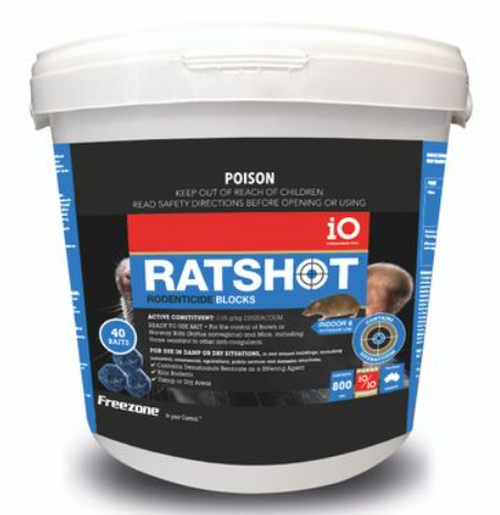 Ratshot blocks 800g BLUE