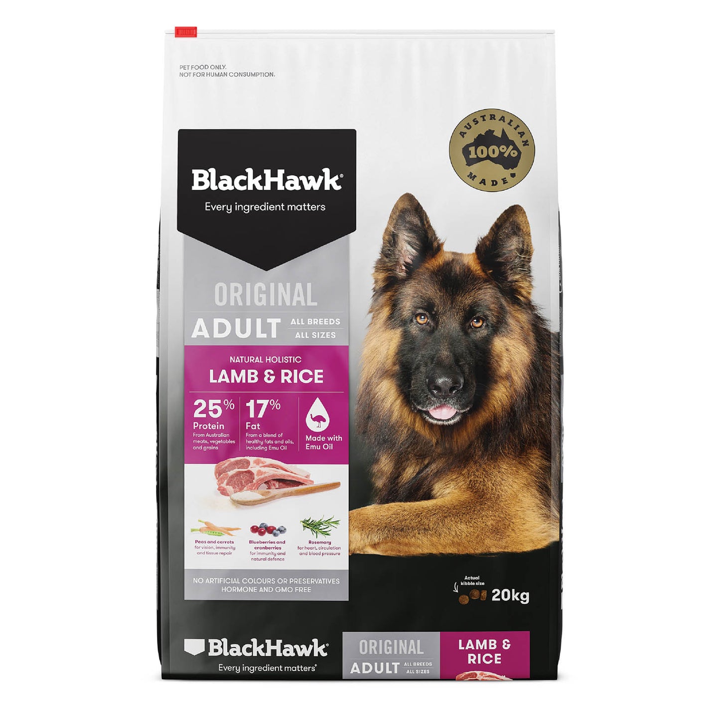 BlackHawk Adult Lamb & Rice 20kg