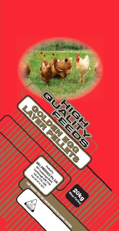 D & G golden egg layer pellet 20kg