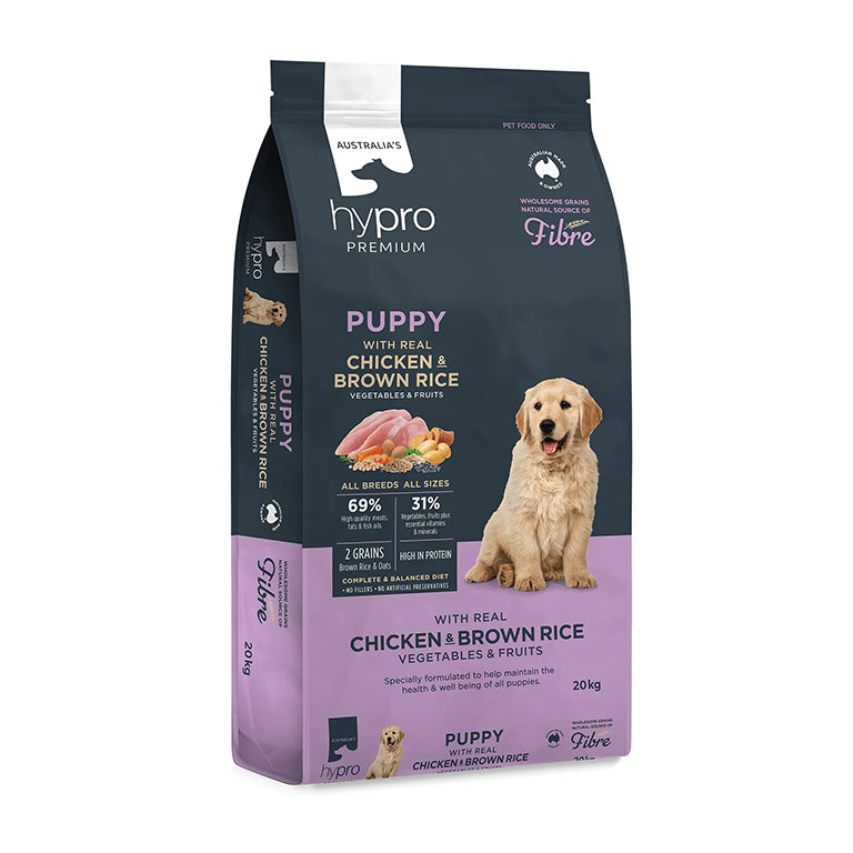 HYPRO PUPPY CHICK & BROWN RICE 20KG