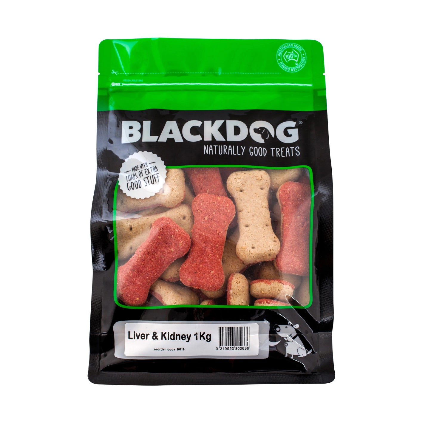 Blackdog - Liver & Kidney Biscuits 1kg