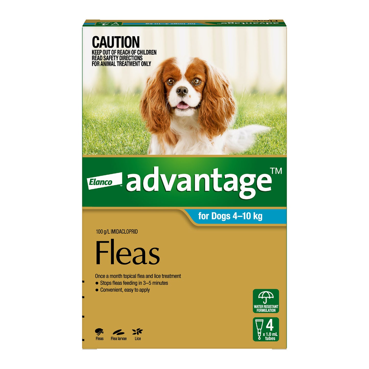 Advantage For Dogs 4-10kg 4 Pack