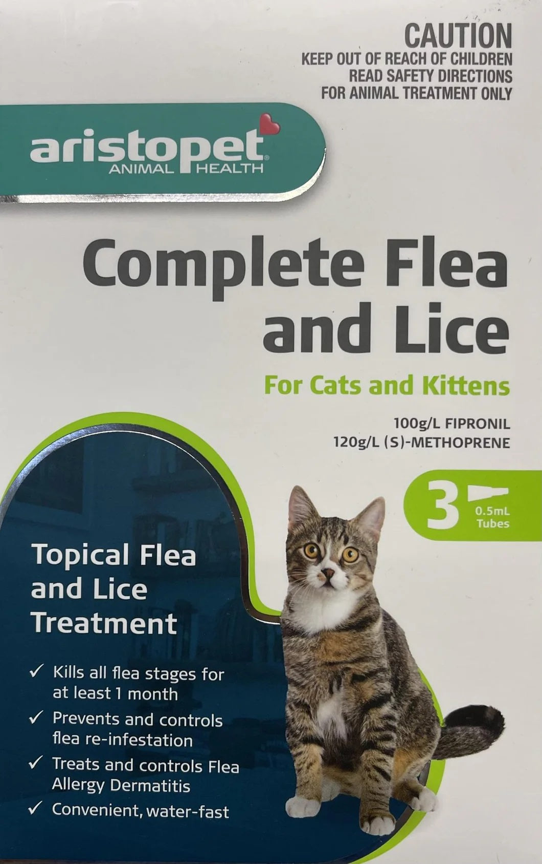 Aristopet Complete Flea Lice Cat 3pk