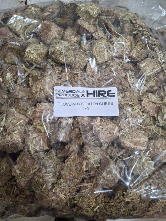 Clover/Rye/Oaten cubes 5kg