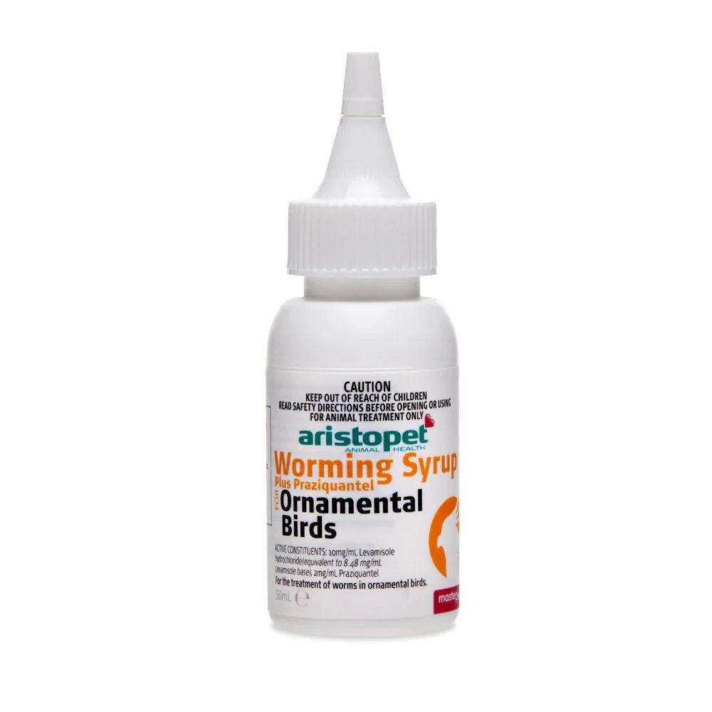 AP Bird Wormer Plus Syrup 50mL