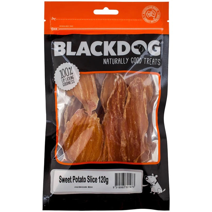 Black Dog Sweet Potato Slice Dog Treats 120G