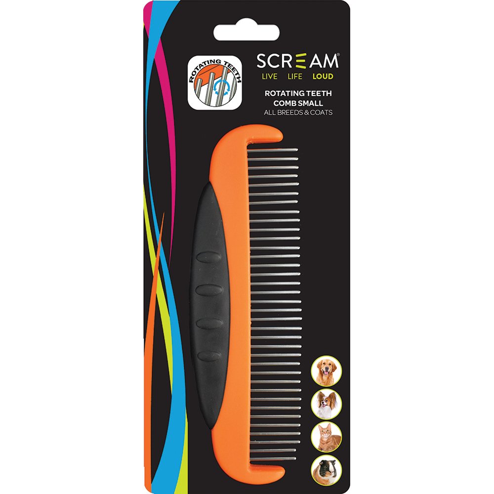 SCREAM ROTATING COMB 14CM orange