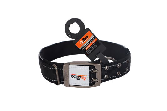 AGBOSS black dog collar 40mm x 70cm (28)