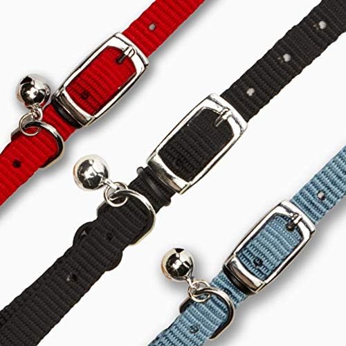 CAT IT adjustable buckle & bell CAT collar 20-33cm