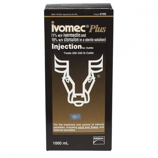 Merial Ivomec Plus Injection 1Ltr