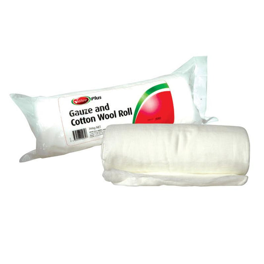 Gauze & Cotton Wool Roll 30cm x 1.8m