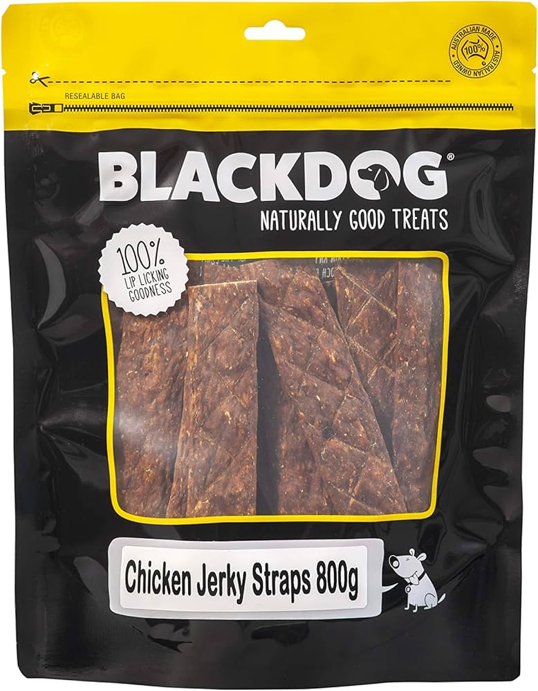 Blackdog Chicken Jerky Straps 800g