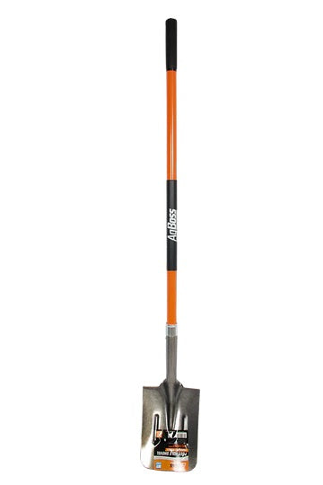 AGBOSS post hole shovel straight handle