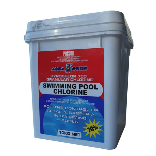 AQUA CURE SWIMMING POOL CHLORINE 10KG