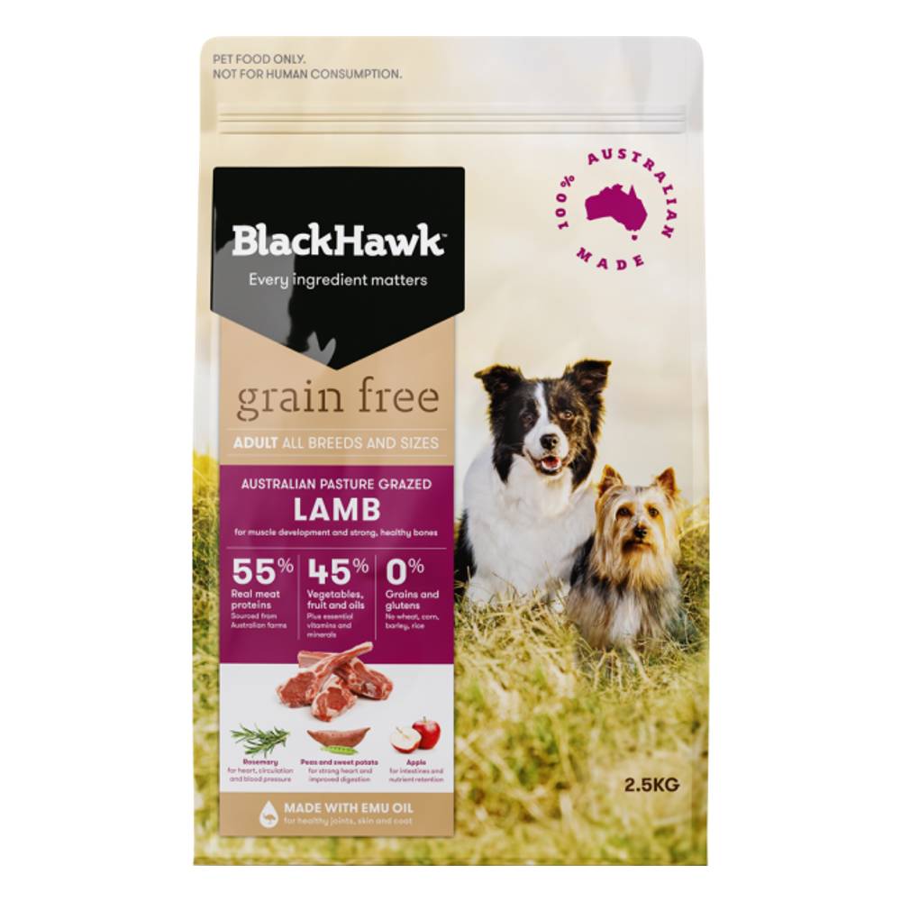 Black Hawk Adult Grain Freed Lamb 2.5kg