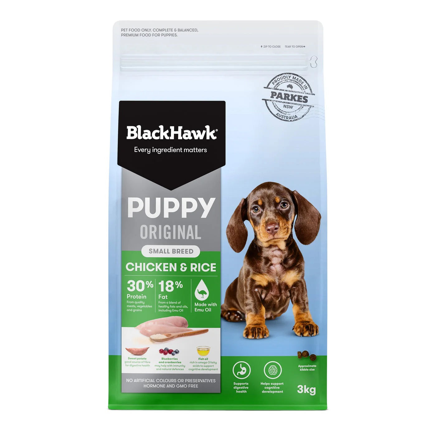 Black Hawk Puppy Chicken & Rice 3kg