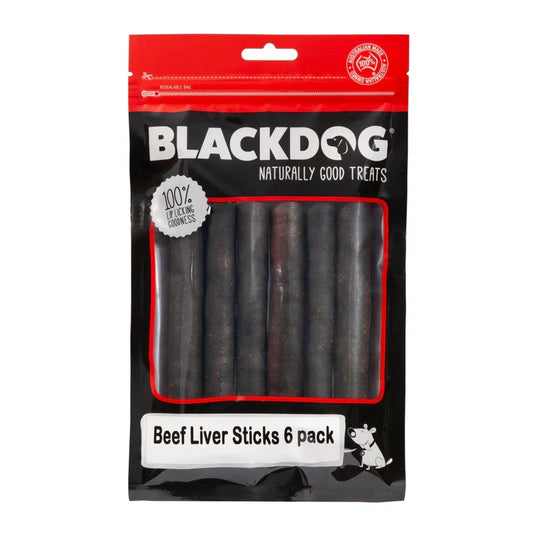 BlackDog - Beef Liver Sticks 6pk