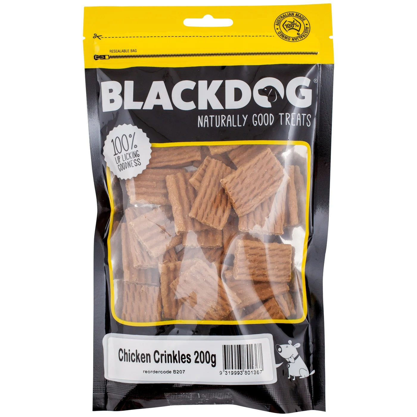 BlackDog - Chicken Crinkles 200g