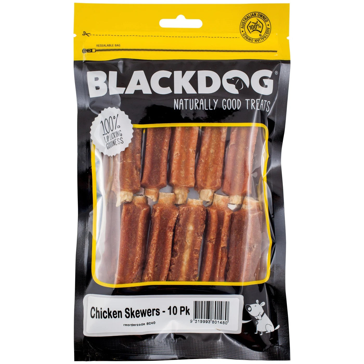 BlackDog - Chicken Skewers 10 Pack