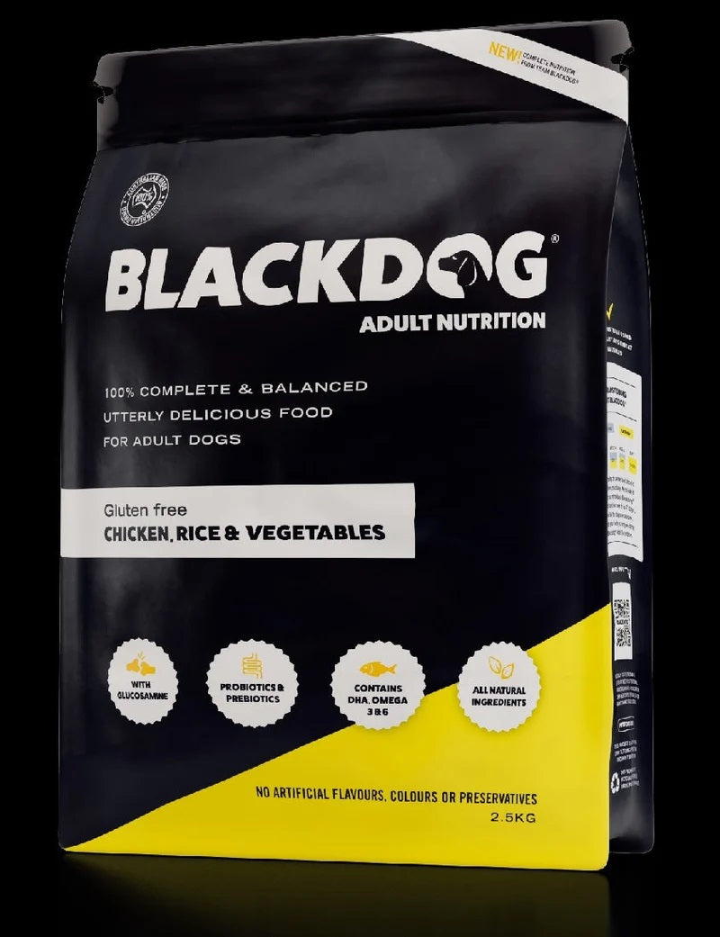 Blackdog Chicken Rice and Vegetables Adult Dry Dog Food 2.5kg