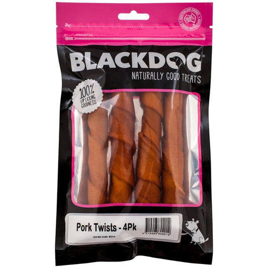 Blackdog - Pork Twists 4pk