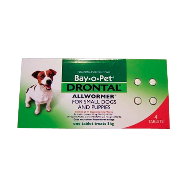 Drontal Dog 3kg 4 tabs