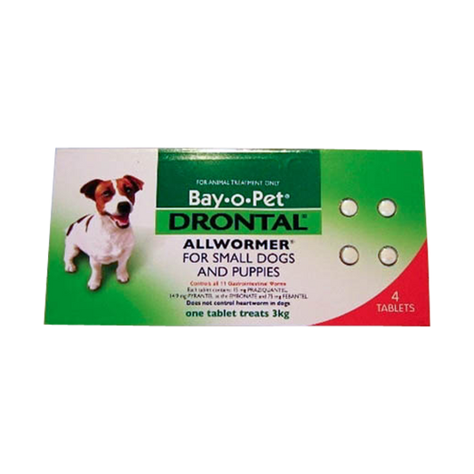 Drontal Dog 3kg 4 tabs