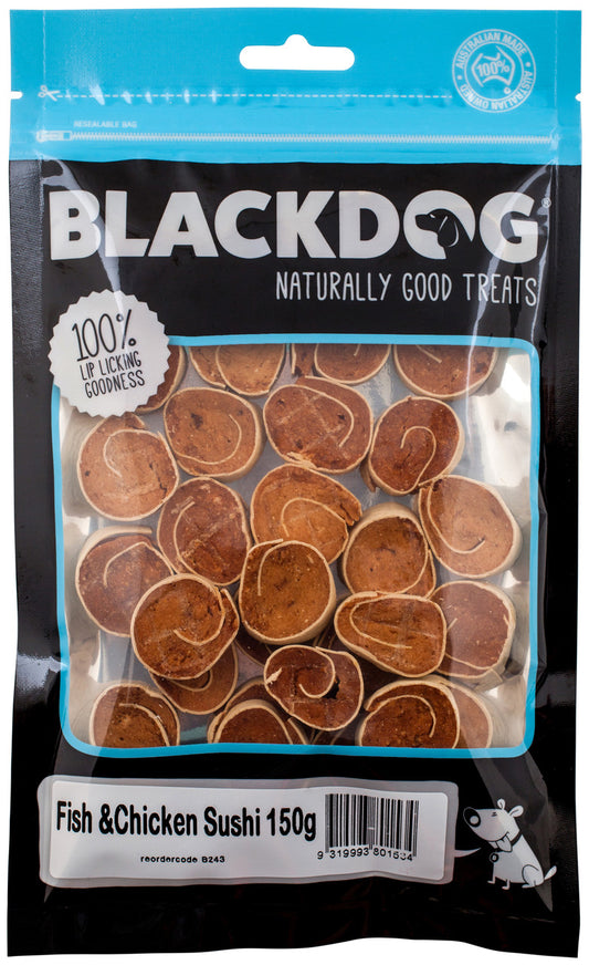 Blackdog Fish & Chicken Sushi 150g