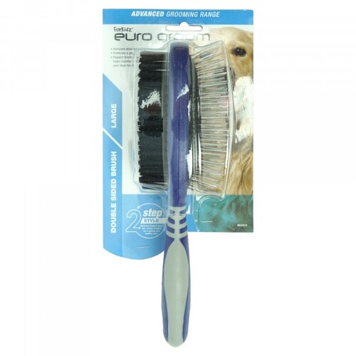 Euro groom LARGE double sided brush