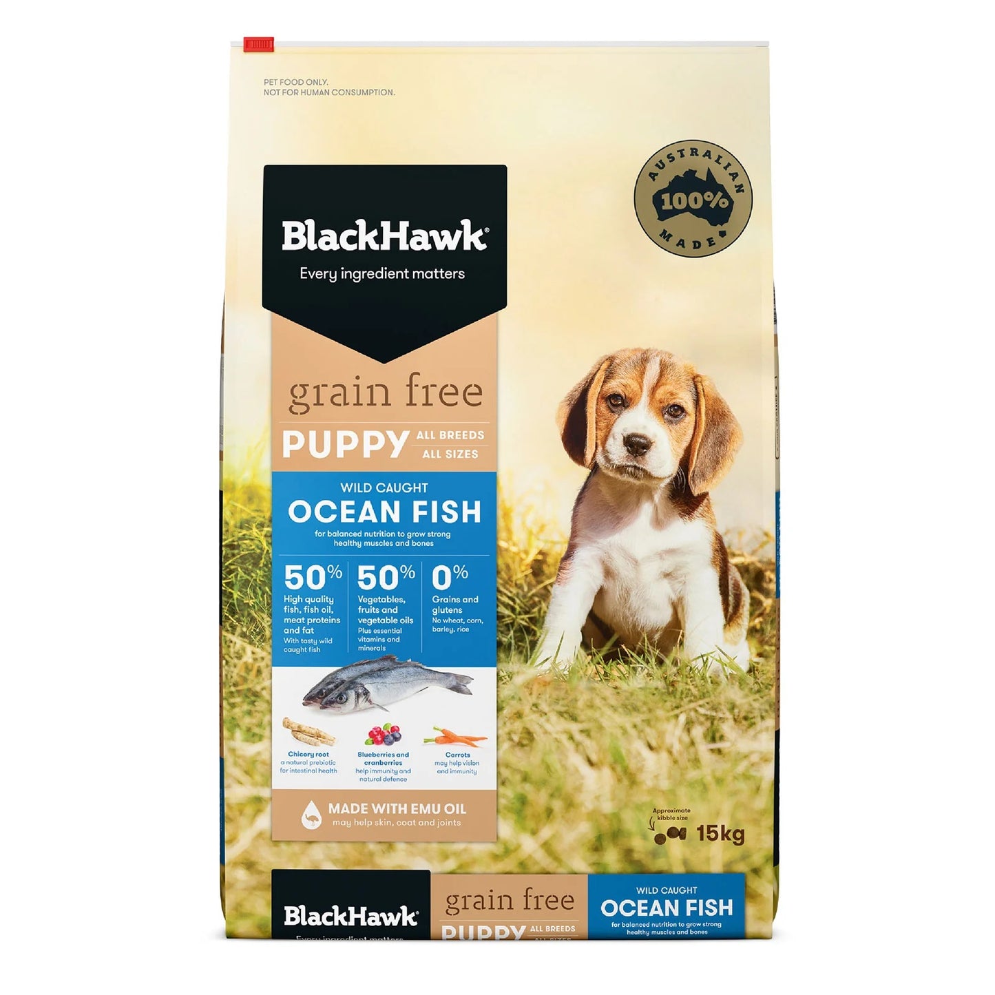 Black Hawk Grain Free Chicken 15kg