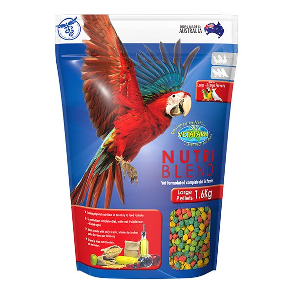 Vetafarm Nutriblend Pellets LGE 1.6kg