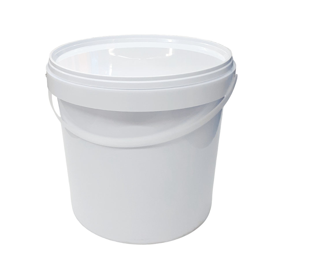 WHITE BUCKET 1LT with Lid