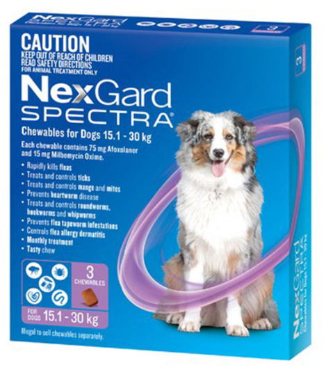 Nexgard Spectra 15.1-30kg x 1 Tablet