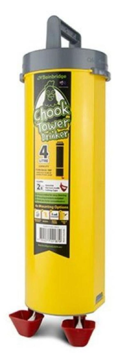 Chook Tower Drinker 4LTR