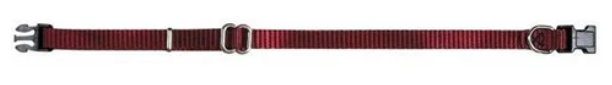 Prestige 3/8" Adjustable puppy collar Burgundy 23-36cm