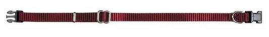 Prestige 3/8" Adjustable puppy collar Burgundy 23-36cm