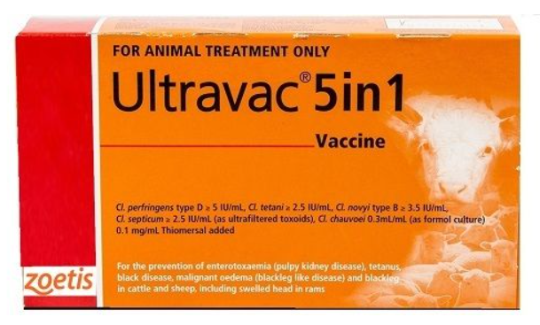Zoetis Ultravac 5 in 1 - 50ml