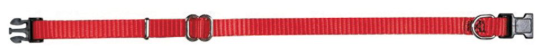 Puppy collar 23-36cm red