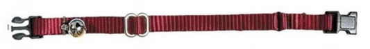 CAT COLLAR BURGUNDY 13-25cm