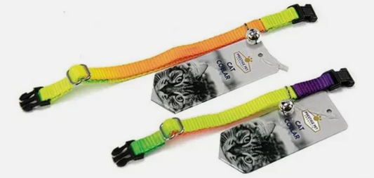 Rainbow cat collar 13-25cm