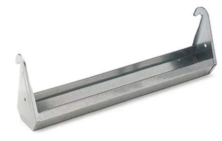 Galvanized hanging trough drinker 50cm long (8101)
