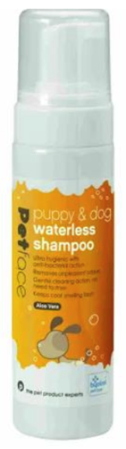 PETFACE shampoo waterless pup dog 200ml