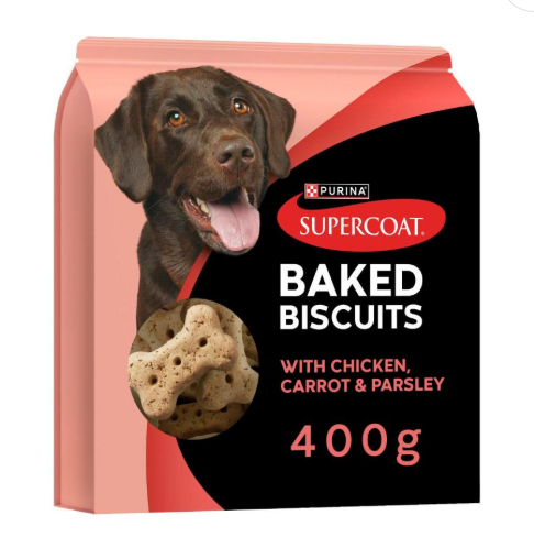 Supercoat Baked treats chicken parsley 400g