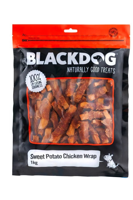 Blackdog Sweet Potato & Chicken Wrap 1KG