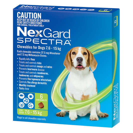 Nexgard Spectra 7.6-15kg 6pack