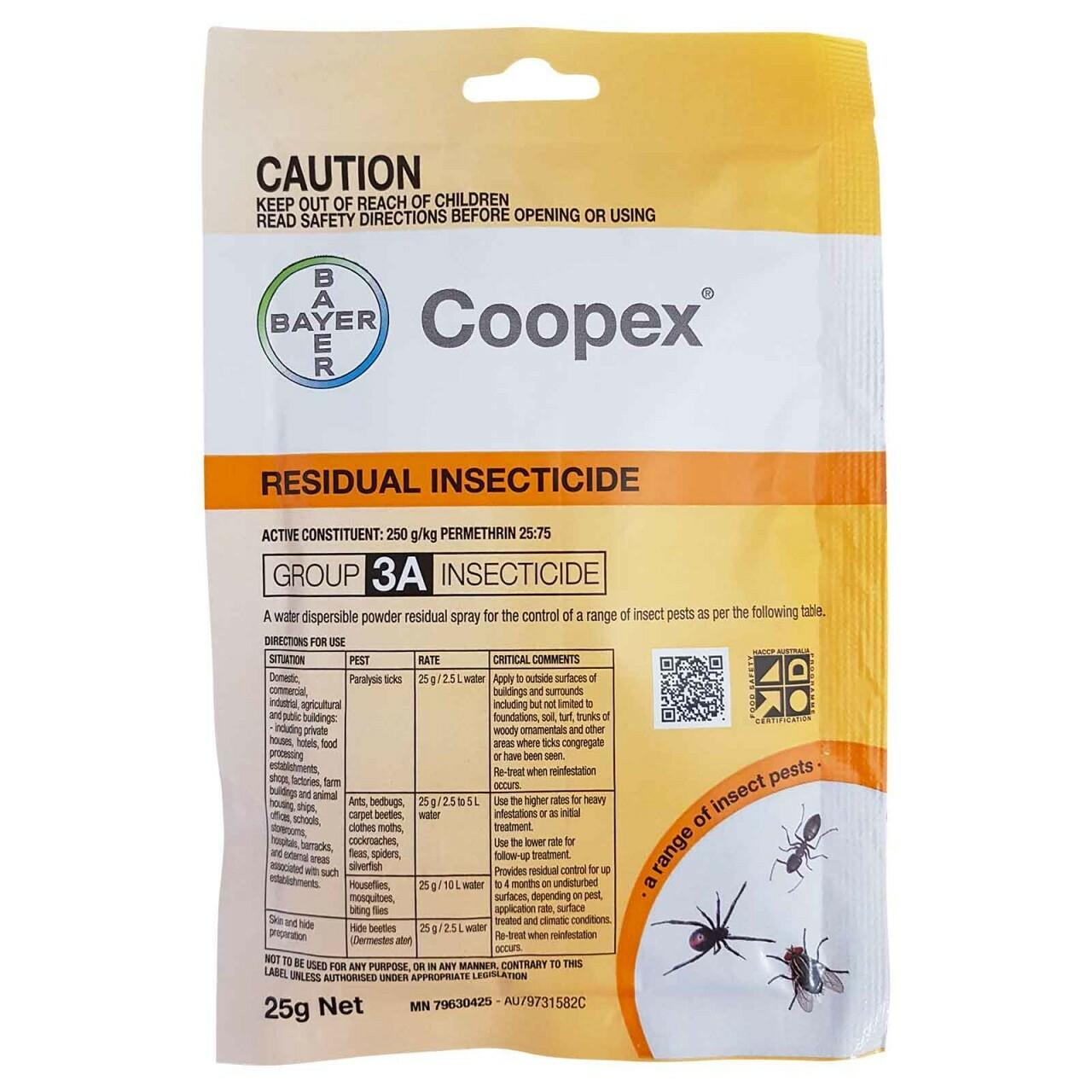 Bayer Coopex Resid insect 25g – Silverdale Produce & Hire