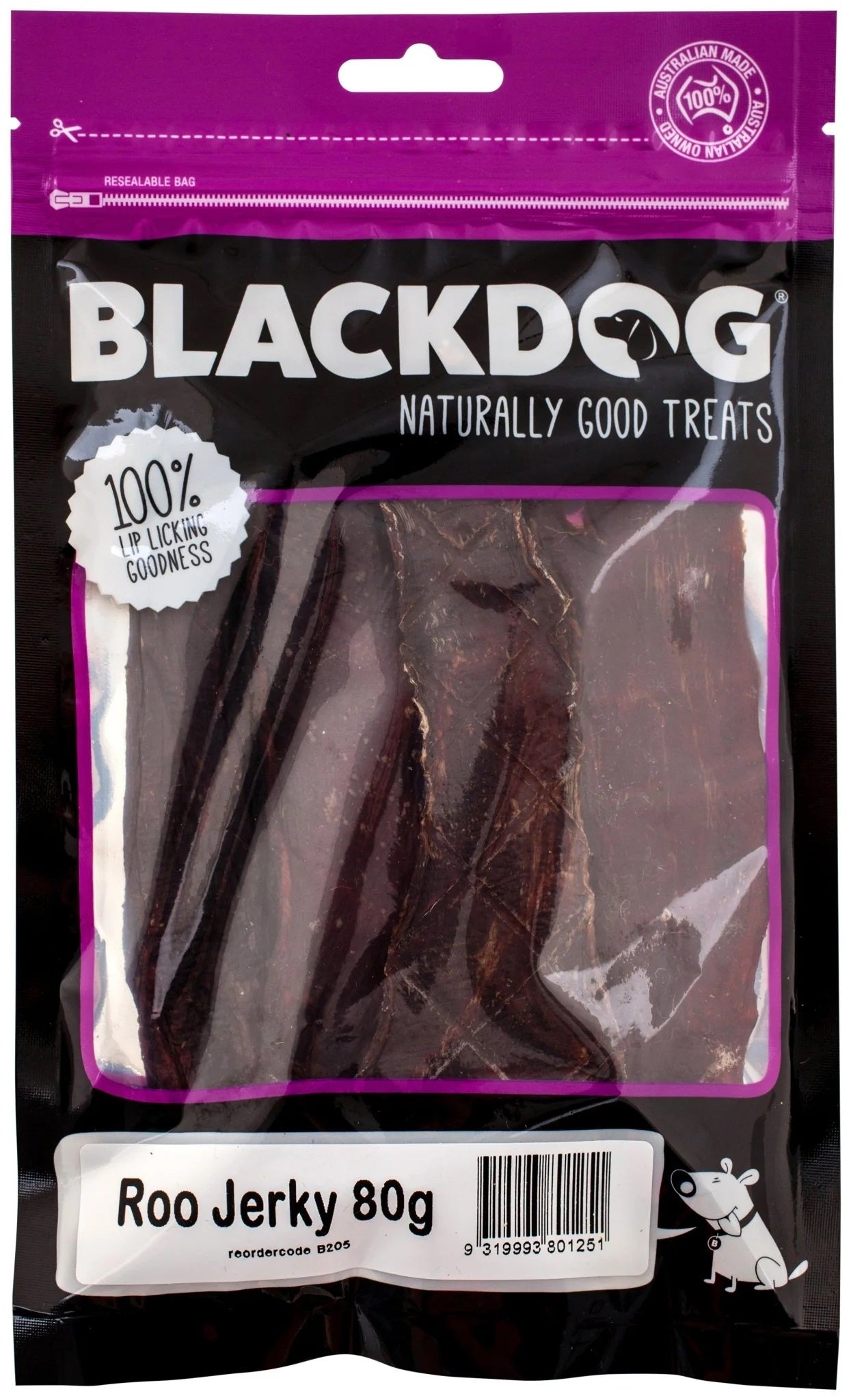 BlackDog - Roo Jerky 80g